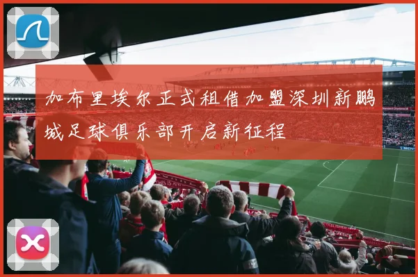 加布里埃尔正式租借加盟深圳新鹏城足球俱乐部开启新征程